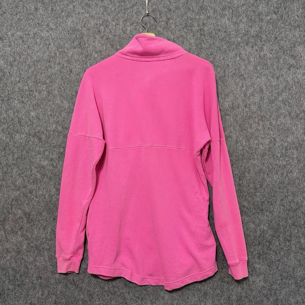 Victoria's Secret Pink Half Zip Pullover Sweatshirt Pink Women's Small - Picture 2 of 7